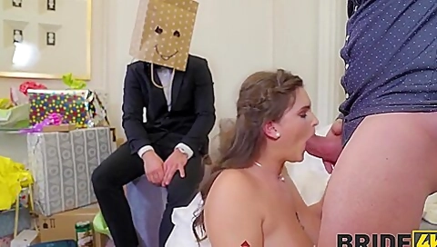 Bbw Bride Decided To Cheat On Her Fiance Before The Wedding