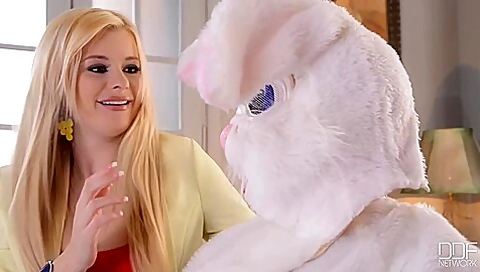 A Visit With Mr. Rabbit - Charlyse Bella