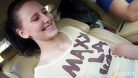 Hitchhiking teen 18+ Gets Fucked In Exchange For A Ride