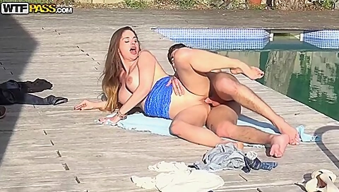 Cathy Heaven In Crazy Meet & Fuck By The Pool