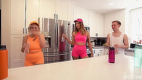 Chloe Surreal, Kimora Quin And Madi Collins In Hike With Happy Ending