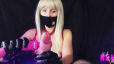 Slow Teasing And Edging Handjob With My Powerful Magic Wand Toy