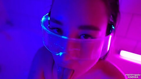 Cosmic Blowjob From Pretty Marie In The Bath For Sleigh To The Music Of Gorillaz Throat Sucking Nigonika Best Porn 2023
